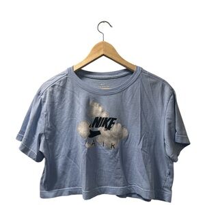Nike Air Women's Blue Crop Top~ Size S